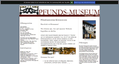 Desktop Screenshot of pfunds-museum.de